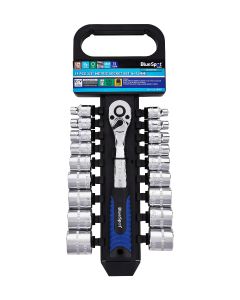 Blue Spot Tools 19 PCE 3/8" Drive Metric Socket Set (6-24mm)