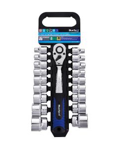 Blue Spot Tools 19 PCE 1/2" Drive Metric Socket Set (8-32mm)