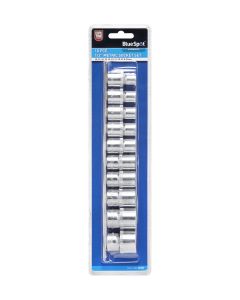 Blue Spot Tools 10 PCE 1/2" Metric Socket Set (10-24mm)