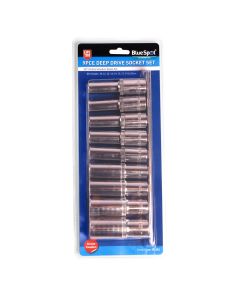 Blue Spot Tools 9 PCE 1/2" Metric Deep Socket Set (10-22mm)