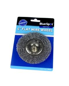 Blue Spot Tools 100mm (4") Flat Wire Wheel Brush