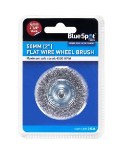 Blue Spot Tools 50mm (2") Flat Wire Wheel Brush