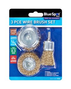 Blue Spot Tools 3 PCE Wire Brush Set