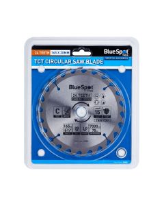 Blue Spot Tools 165mm x 20mm TCT Circular Saw Blade (24 Teeth)