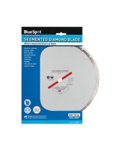 Blue Spot Tools 300mm (12") Segmented Silver Diamond Dry Cutting Disc