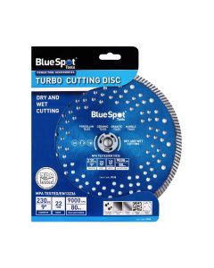 Blue Spot Tools 230mm (9") Turbo Cutting Disc