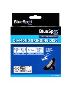 Blue Spot Tools 125mm (5") Diamond Grinding Disc 