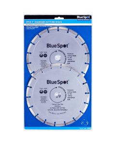 Blue Spot Tools 2 PCE 230mm (9") Segmented Diamond Dry Cutting Disc