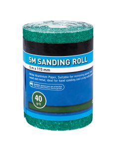 Blue Spot Tools 5mtr 115mm Sanding Roll 40 Grit