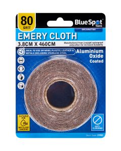 Blue Spot Tools 3.8cm x 460cm Emery Cloth 80 Grit