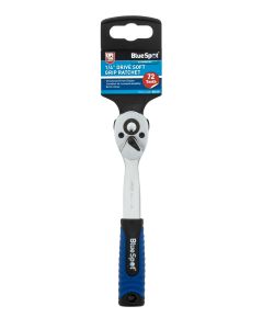 Blue Spot Tools 1/4" Soft Grip Ratchet (72 Teeth)