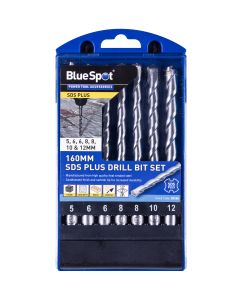 Blue Spot Tools 7 PCE 160mm SDS Plus Drill Bit Set (5-12mm)