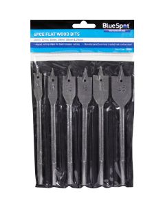 Blue Spot Tools 6 PCE Flat Wood Bit Set (10-25mm)