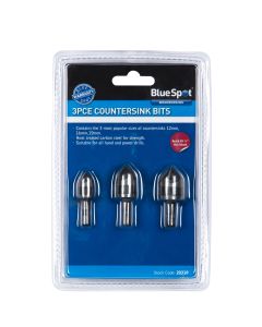 Blue Spot Tools 3 PCE 6mm (1/4") Hex Shank Countersink Bit Set