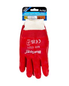 Blue Spot Tools Heavy Duty PVC Gloves Medium