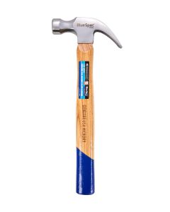 Blue Spot Tools 16oz (450g) Genuine Hickory Claw Hammer