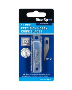 Blue Spot Tools 12 PCE Precision Hobby Knife Blades