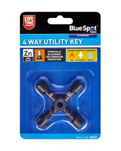 BLUE SPOT TOOLS 4 WAY UTILITY KEY