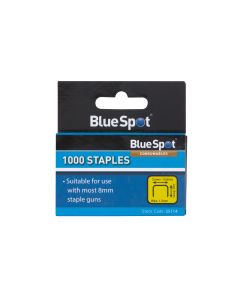 BLUE SPOT 8MM CROWN FLAT WIRE STAPLES JT21 STYLE