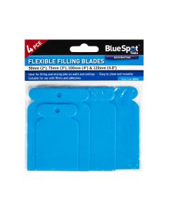 Blue Spot Tools 4 PCE Flexible Filling Blades (Plastic) 50-120MM